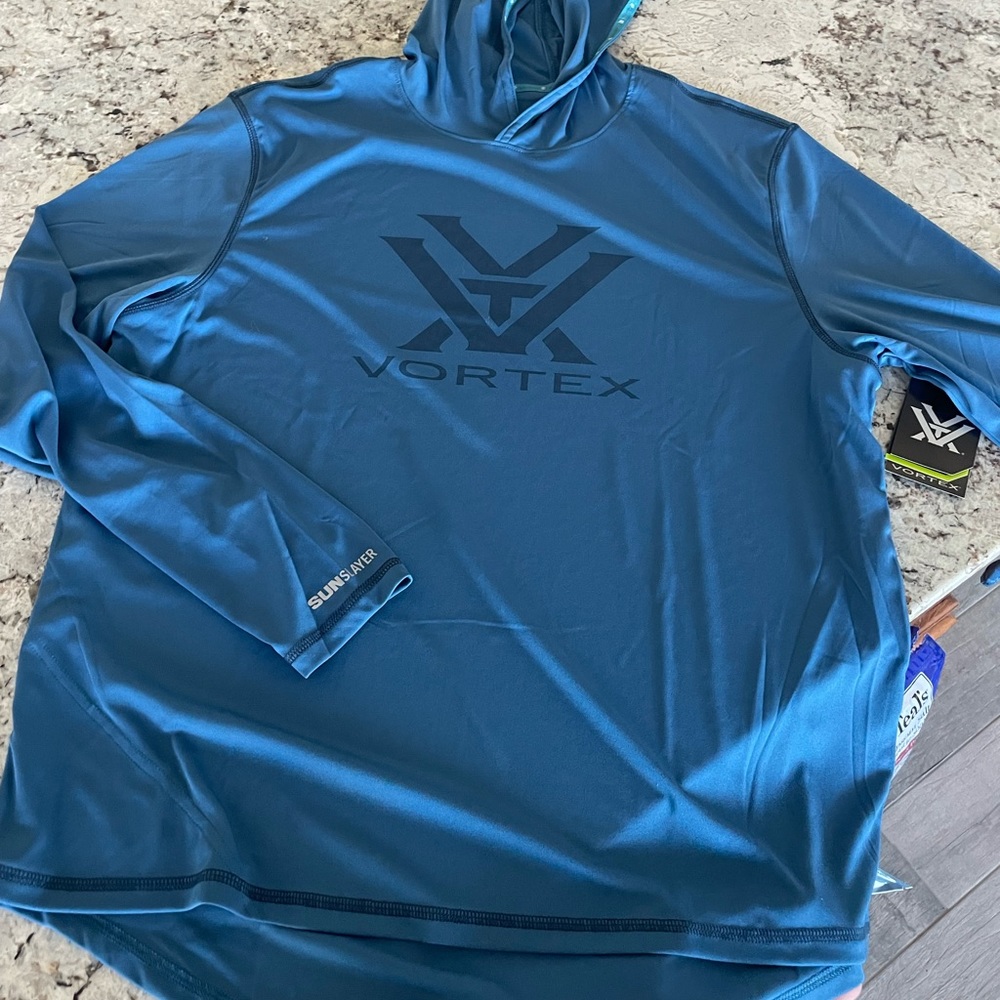 Men's Blue Long Sleeve Tee